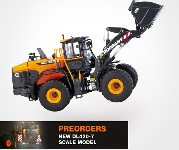 New DL420 7 Scale Model is now Available on Doosan Store Develon Europe